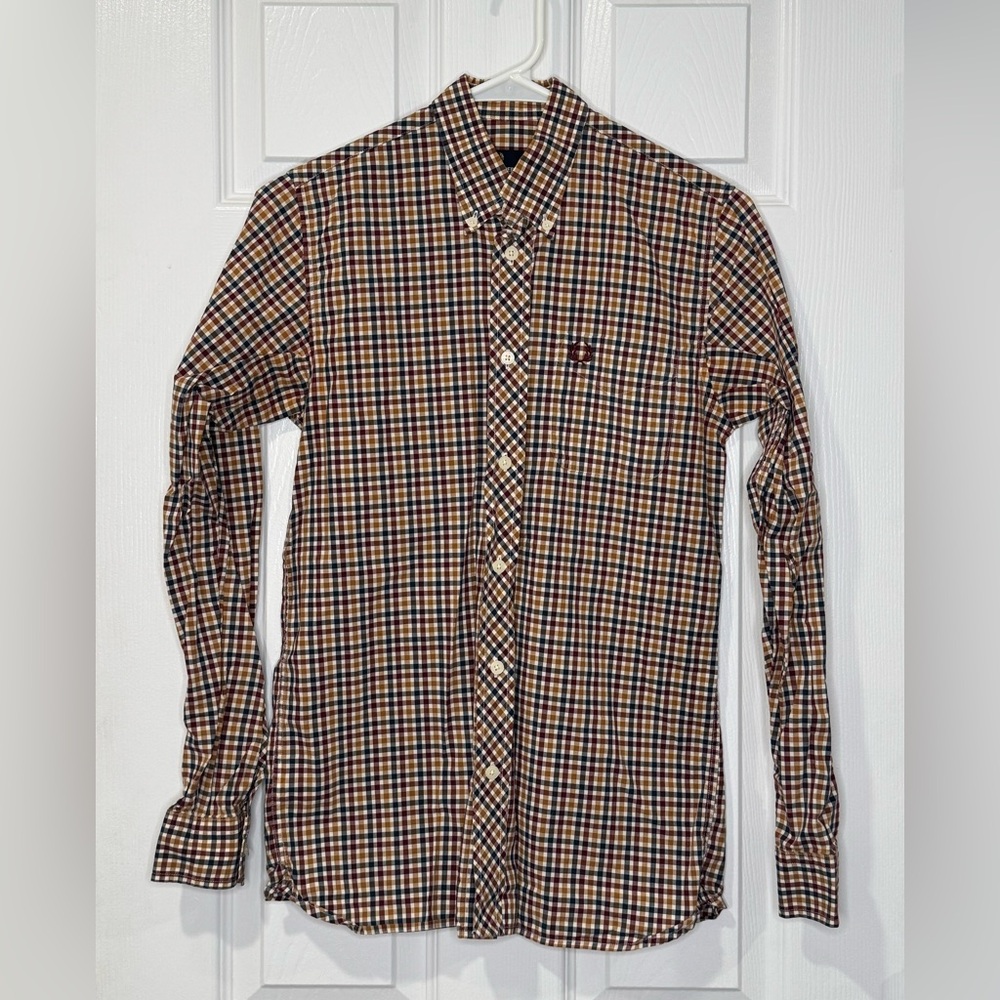 Fred Perry Longsleeve button down slim fit XS